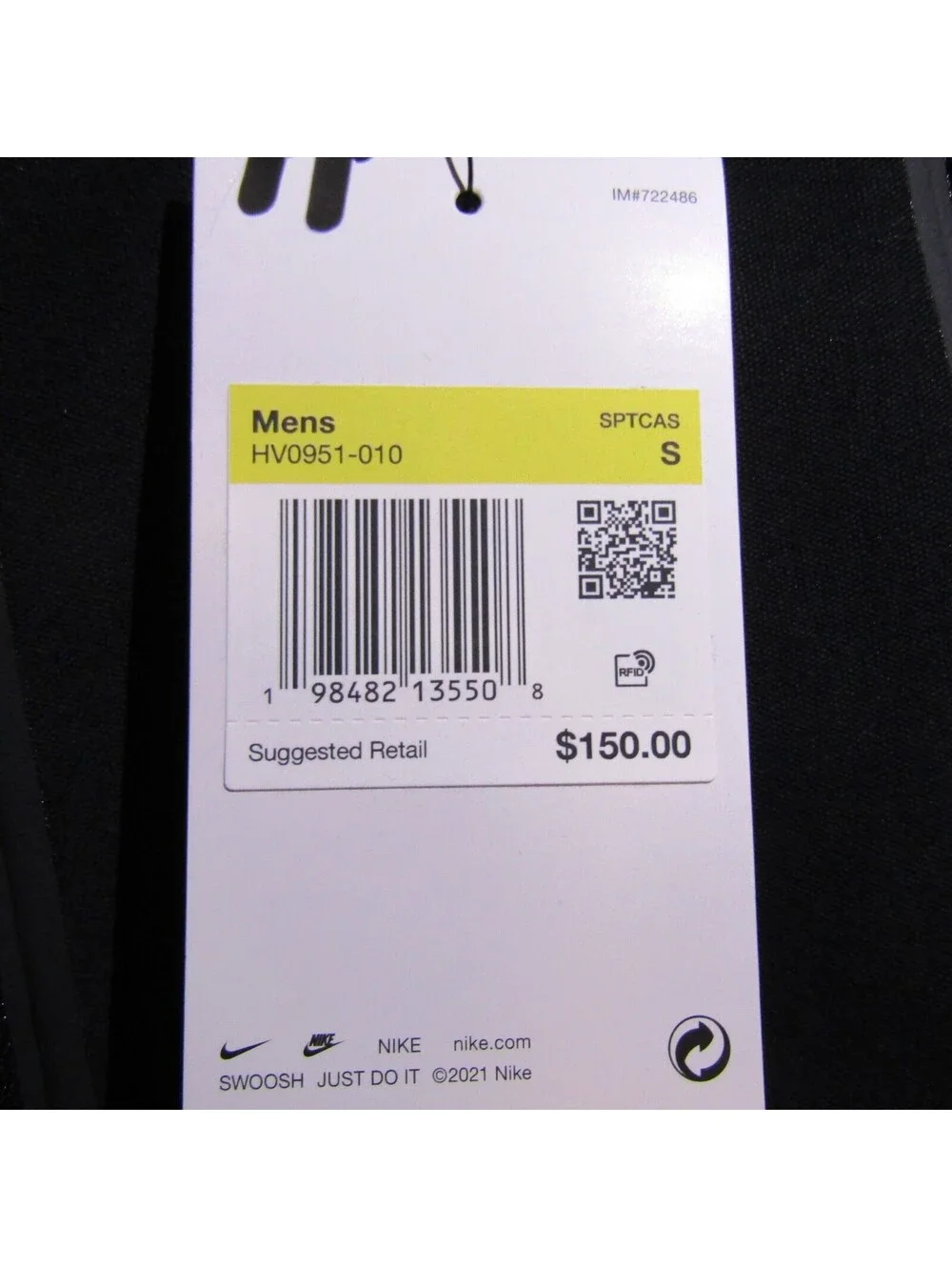 NWT Nike Sportswear Tech Pack Bomber Jacket Men's S Black Full Zip